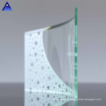 Crystal Award Blank Plaque Custom Jade Shield Art Glass Trophy